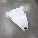 bright white, removable hood