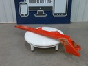 right trialing arm, indy red