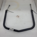 BUMPER, REAR, MEDIUM GLOSS BLAC
