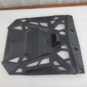 snow flap with holes, gloss bla