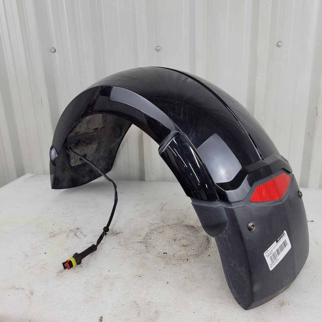 rh front fender, matte black rs-s alloy orange-black model