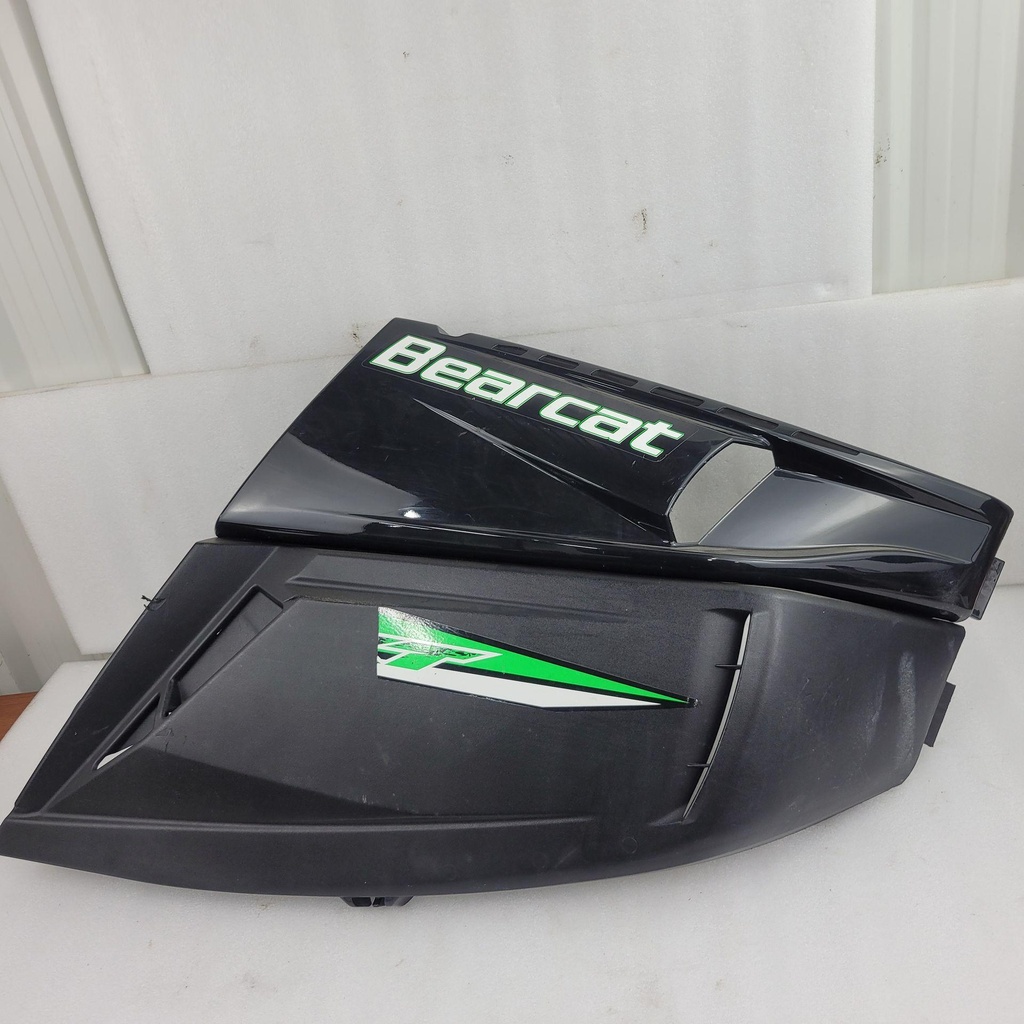 panel, side - lower - right - w/o decals - black (inc. 10-11)