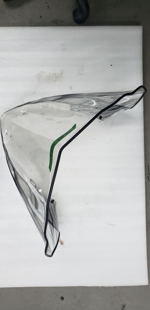 HIGH WINDSCREEN - BLACK - 7639-375 arctic cat