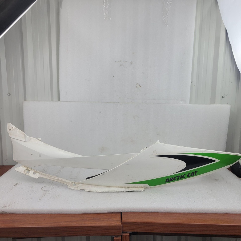 [3718-878-001] hood w/decals - right - white (inc. 2-3 and 5)