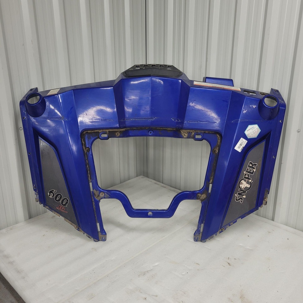 front fender, black. (truck freight) painted black