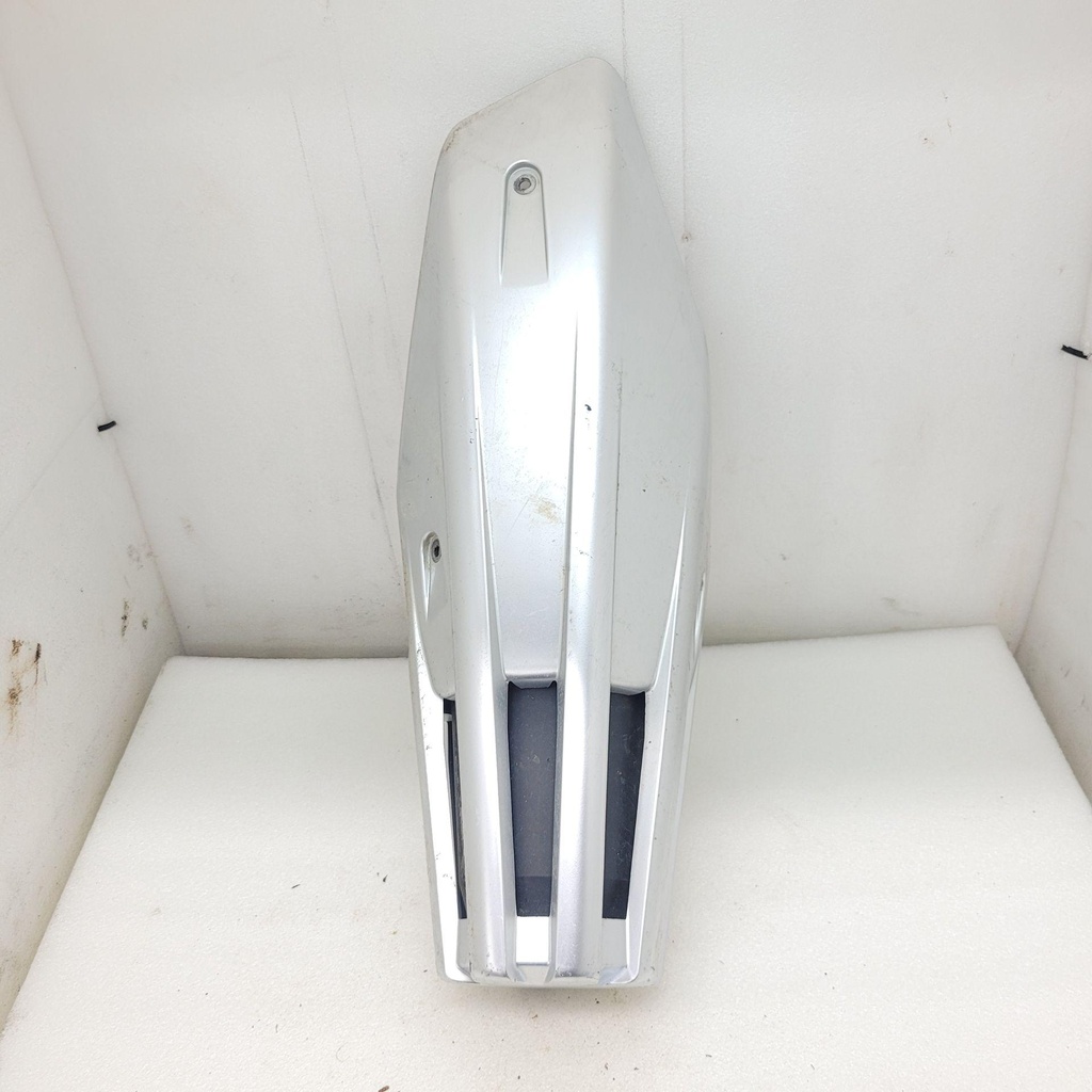 lh outer deco plate,cvt, ultra silver painted ultra silver