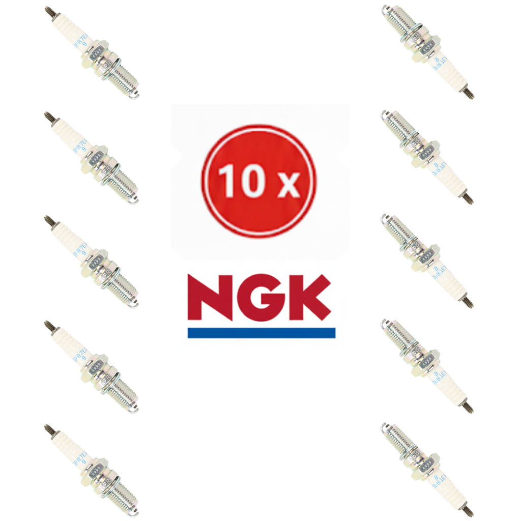 [DPR7EA-9] Lot de 10 Bougies NGK DPR7EA-9 (Pré-Réglée 0.9mm) - Pour Honda Shadow / VTX / Magna