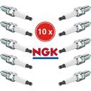 Set of 10 NGK DCPR7E Spark Plugs for Harley-Davidson Twin Cam & Sportster (Replaces 6R12)