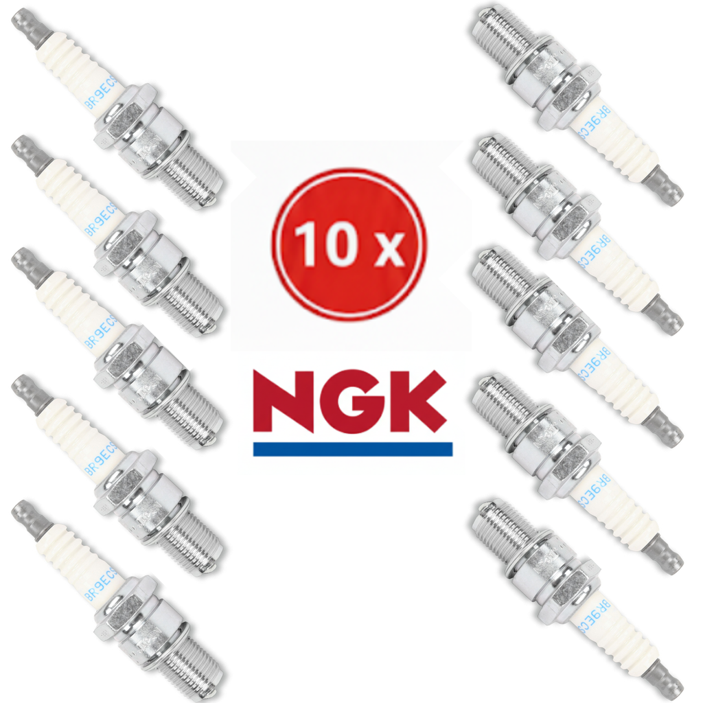 [BR9ECS] Lot de 10 Bougies NGK BR9ECS (Anti-Vibration) - Fiabilité Extrême pour Motoneige Polaris / Ski-Doo 2T