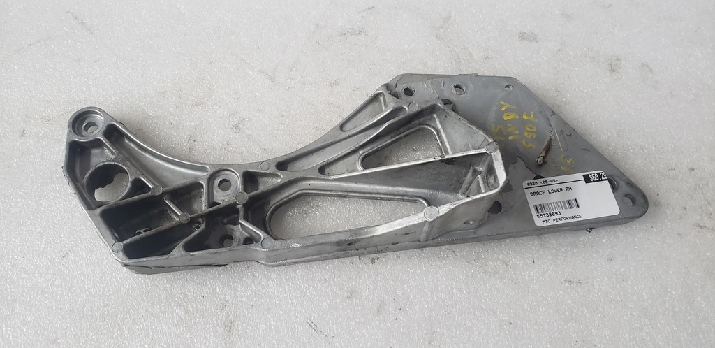 BRACE, LOWER, RIGHT, MACHINED