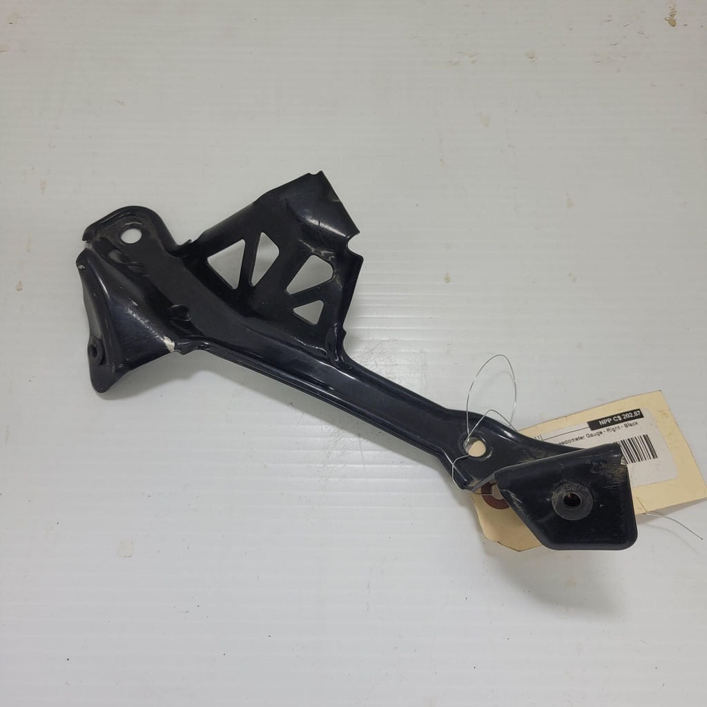 bracket, speedometer gauge - right - black