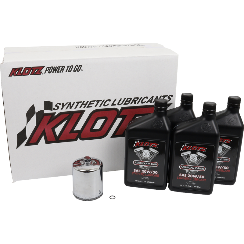 [10-3601-0847] BASIC 4 QUART SYNTHETIC ENGINE OIL AND CHROME FILTER KIT