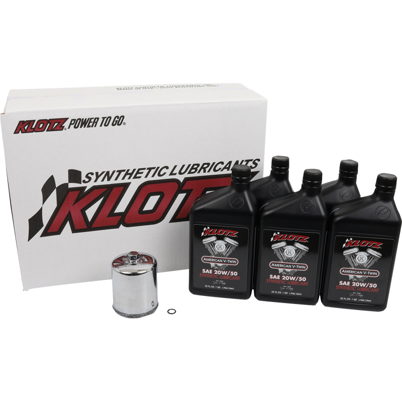 [10-3601-0853] BASIC 5 QUART SYNTHETIC ENGINE OIL AND CHROME FILTER KIT