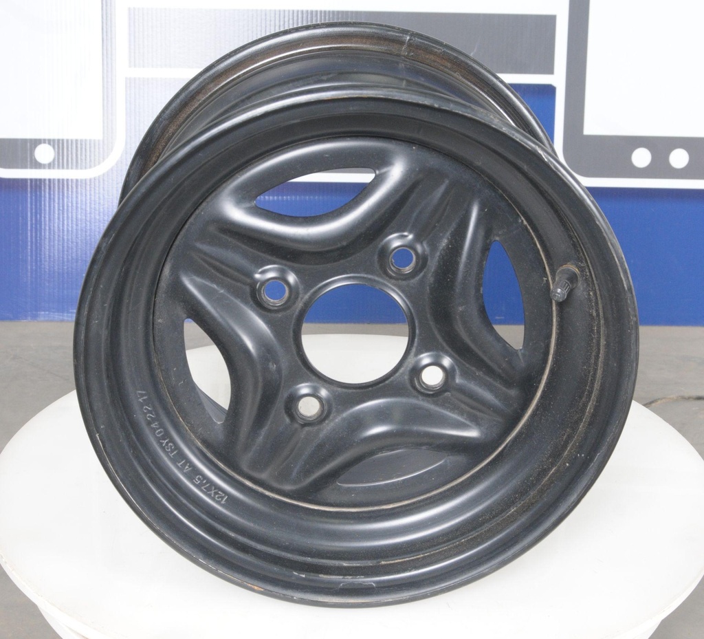 wheel,steel-12x7.5-matte blk