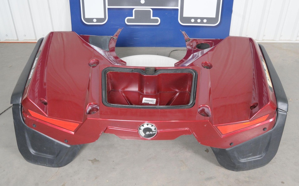 (new ref. 715001160) rear fender kit, radiant red