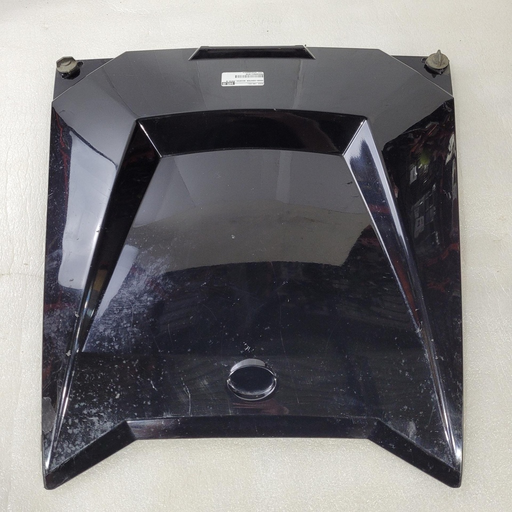[5438581-070-001] center access hood, gloss black (5438581-070-001)