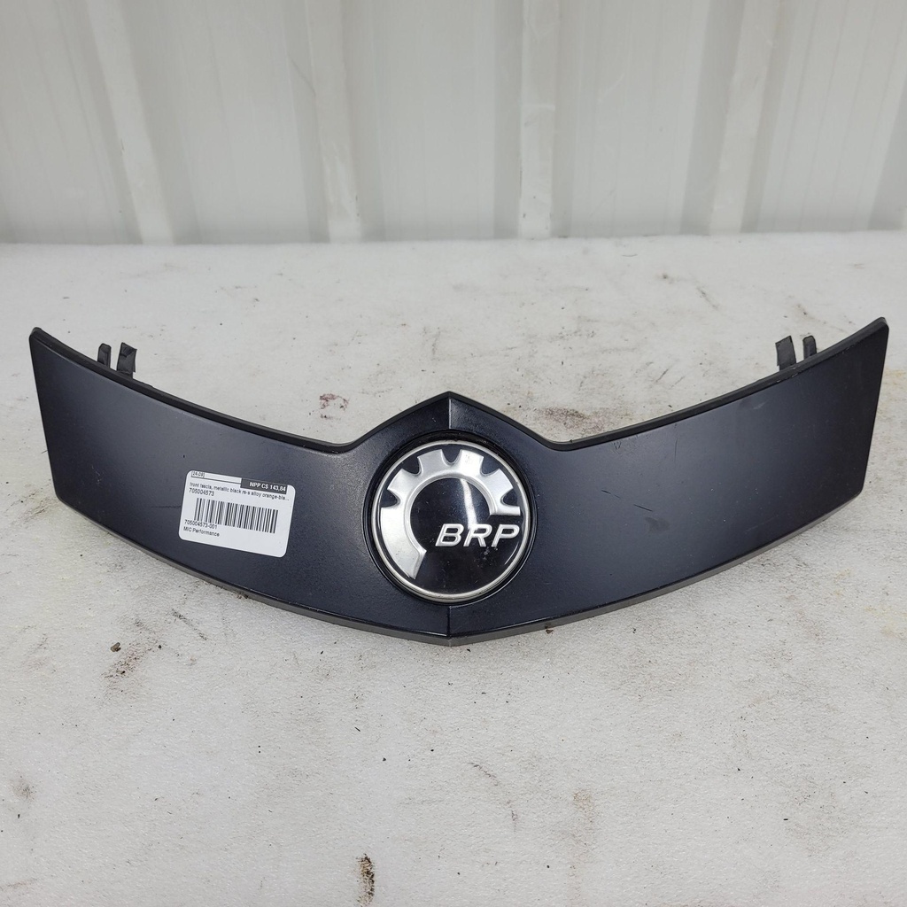 front fascia, metallic black rs-s red model